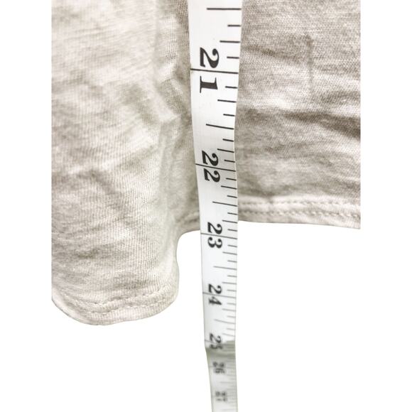 Lucky Brand Beige Cap Cuffed Sleeve V Neck Top Size XS MSRP $54.50 NWT - Picture 6 of 6